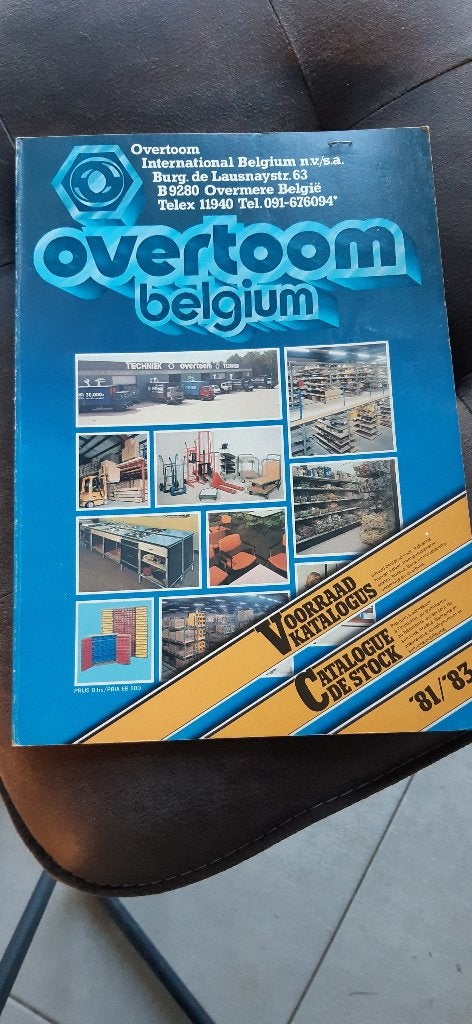 Catalogue Overtoom 1981-1983, Livres, Catalogues & Dépliants, Comme neuf, Catalogue, Enlèvement ou Envoi