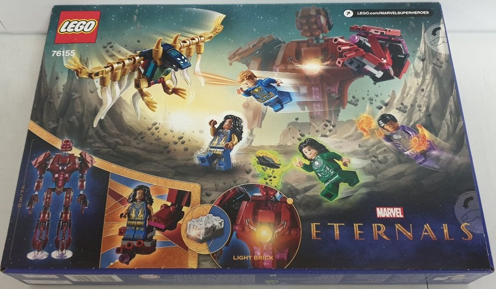 LEGO 76155 Marvel The Eternals In de schaduw van Arishem, Marvel, Nieuw, Ophalen of Verzenden, Complete set