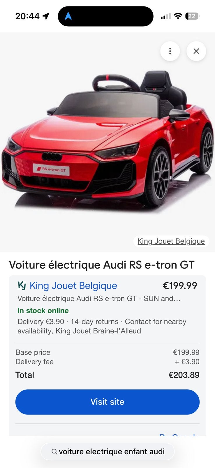 Voiture électrique enfants, Enlèvement ou Envoi, Comme neuf