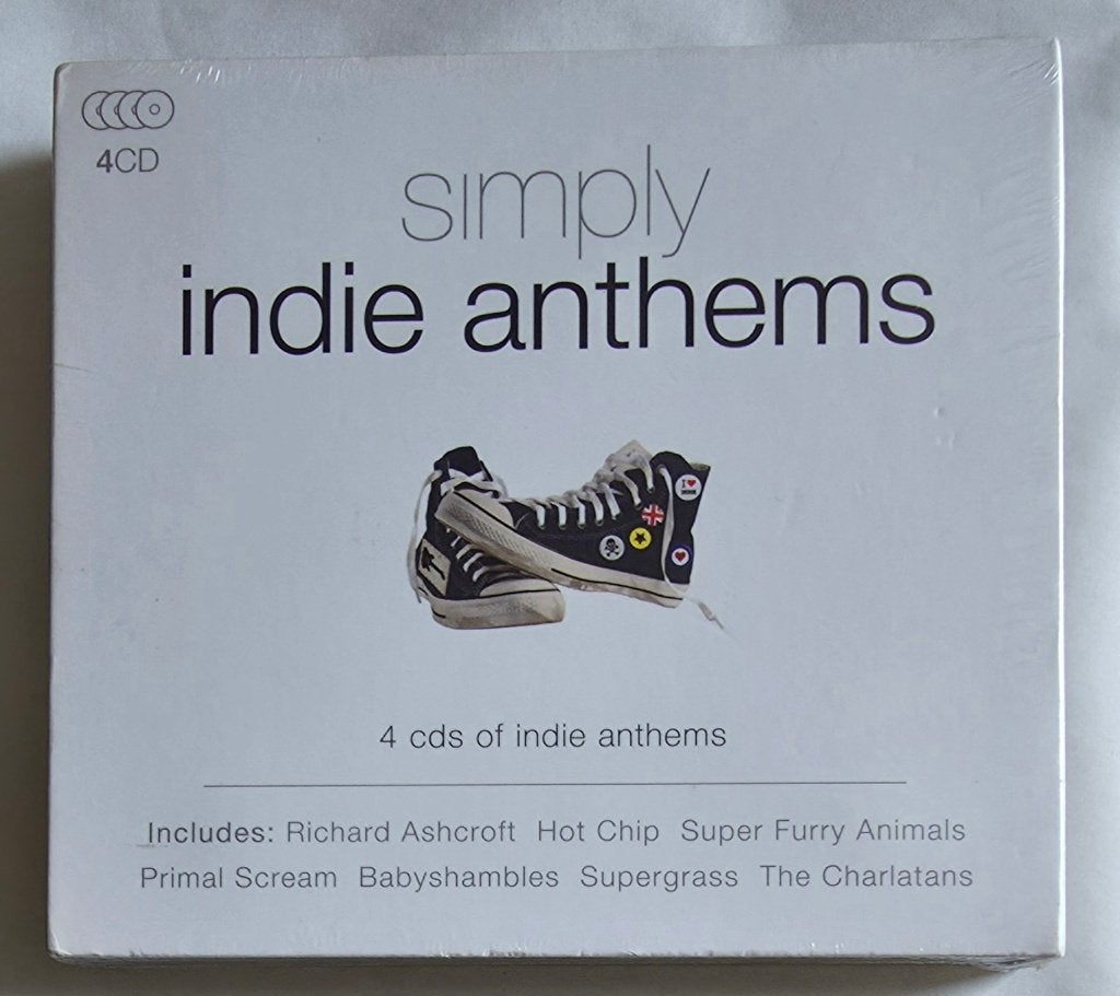 Simply Indie Anthems (Coffret 4 CD) neuf sous blister, Enlèvement ou Envoi, Neuf, dans son emballage, Rock et Metal, Coffret