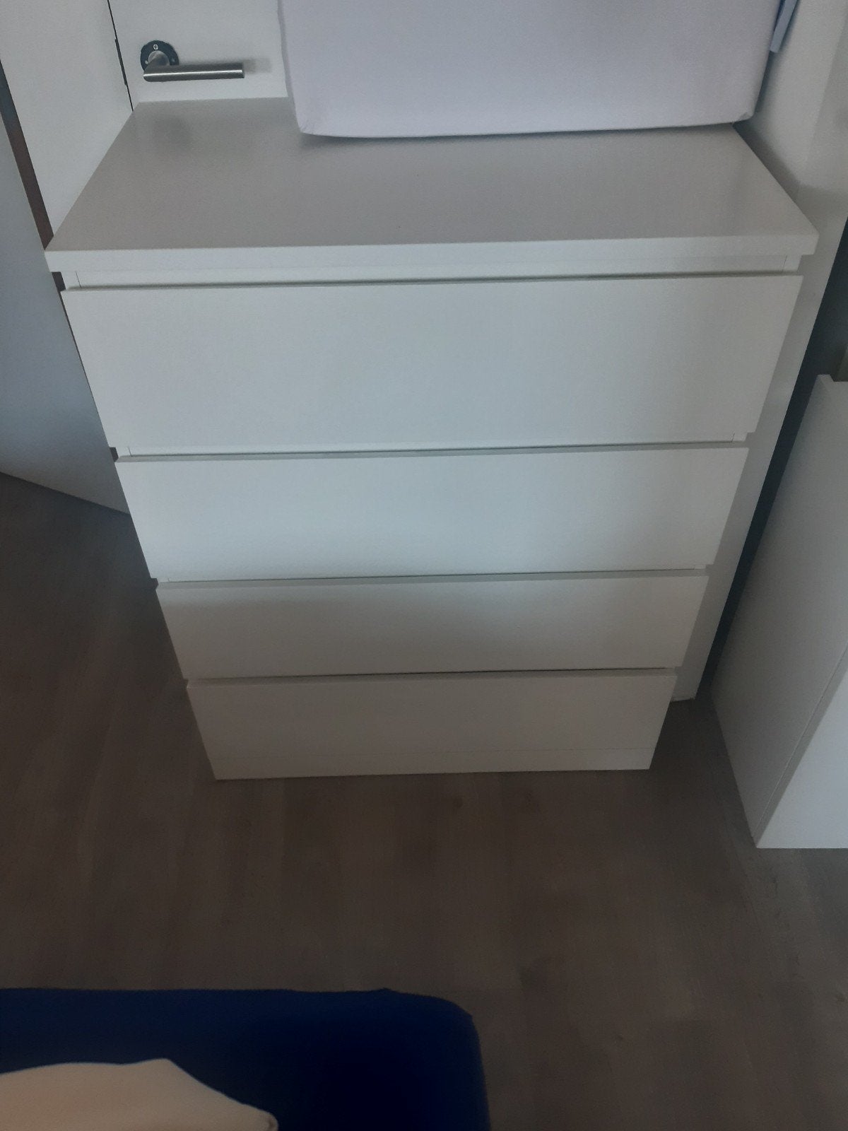 4x malm ladekast 4 lades hoogglans, Ophalen, 100 tot 150 cm, 50 tot 100 cm, Zo goed als nieuw