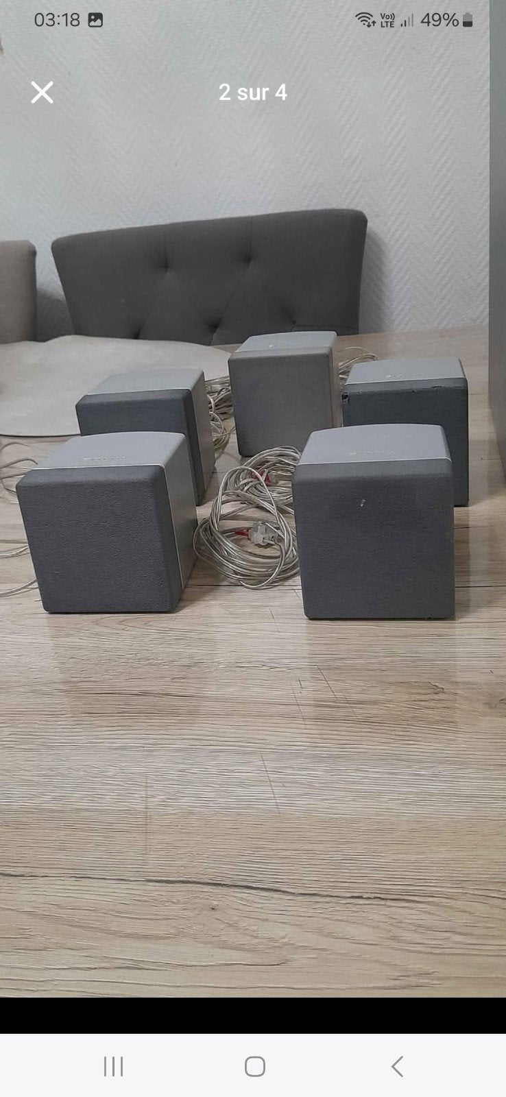 5 kleine luidsprekers van SONY, werkt erg goed, Audio, Tv en Foto, Home Cinema-sets, Ophalen, Sony