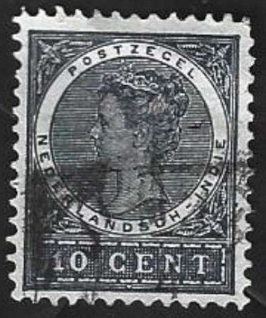 1 Postzegel 1903 Koningin Wilhelmina Nederlands-Indië, Postzegels en Munten, Postzegels | Nederlands-Indië en Nieuw-Guinea, Ophalen of Verzenden