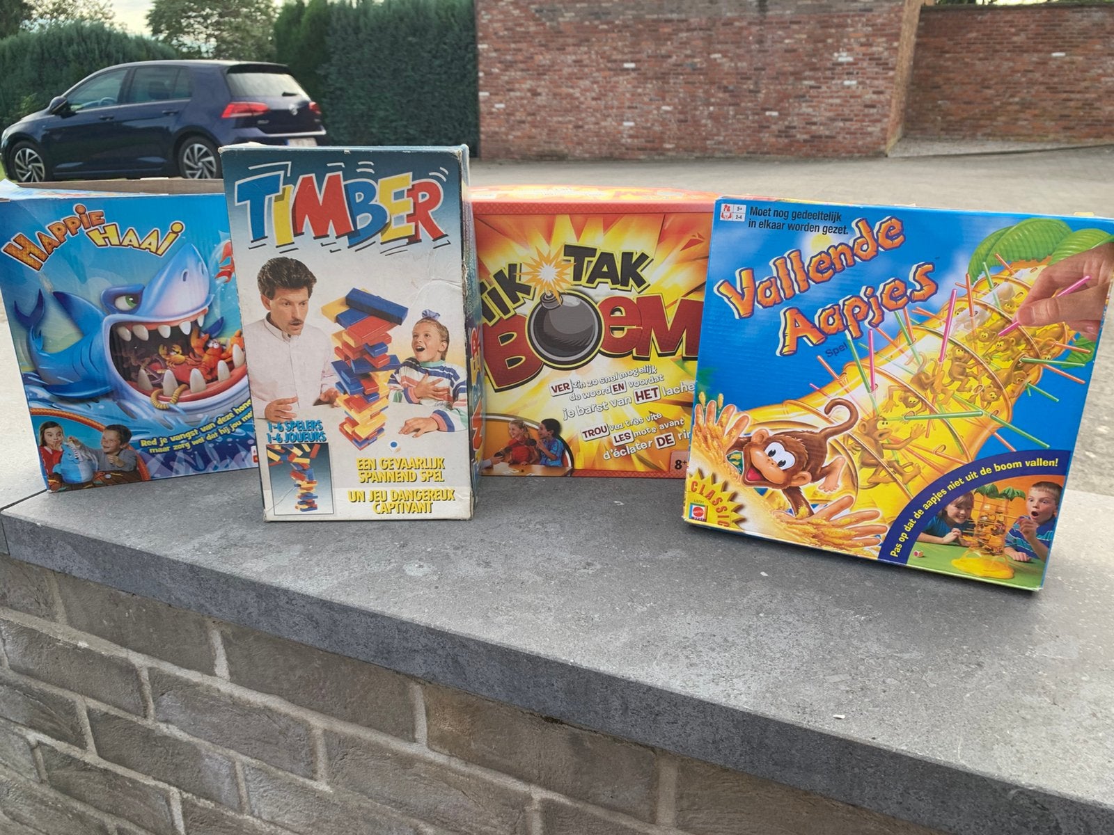 4 verschillende spelletjes, Cd's en Dvd's, Ophalen, Gebruikt
