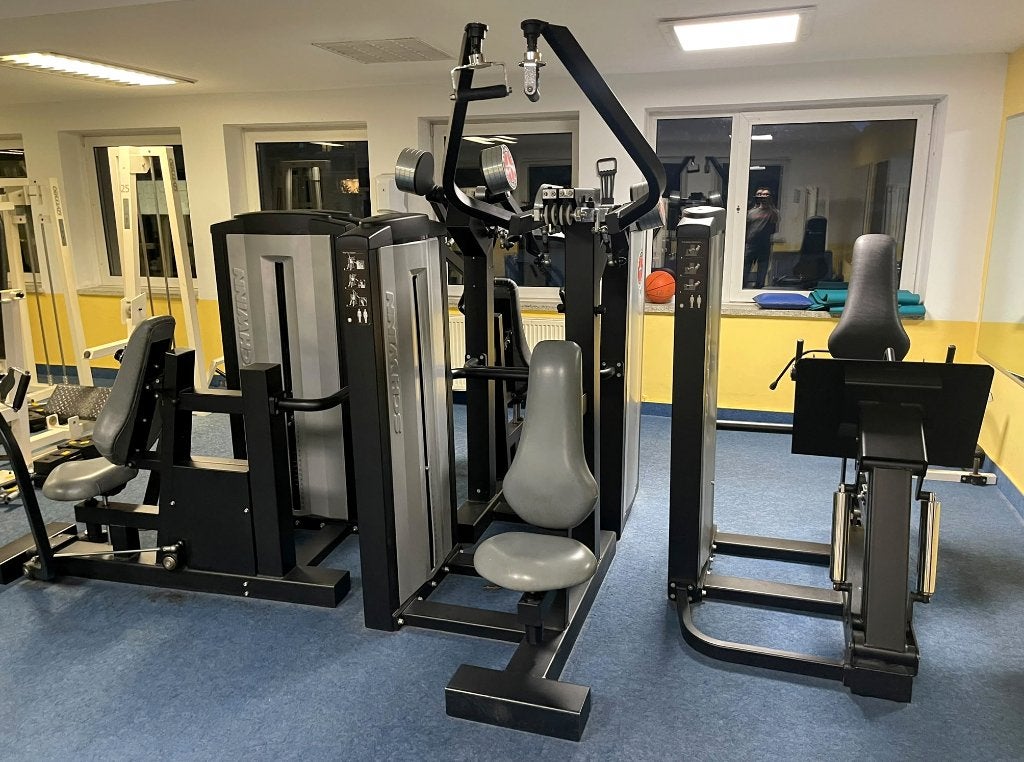 Parc fitness complet – 29 machines, Gym80 & Schwinn, Enlèvement, Utilisé, Autres types, Autres matériaux