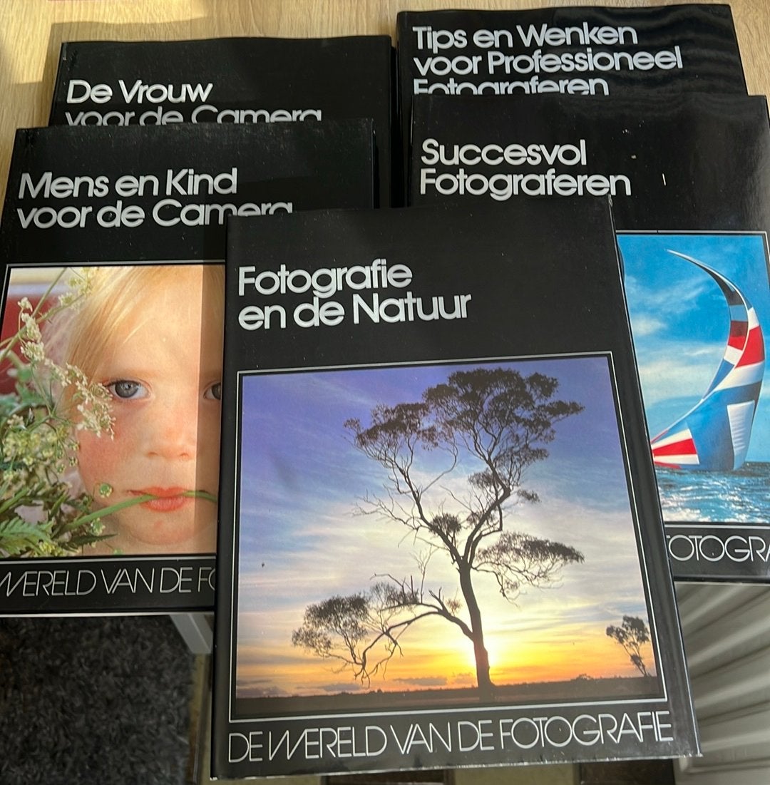 Forografie Lot van 5 boeken over fotograferen., Livres, Nature, Enlèvement, Comme neuf