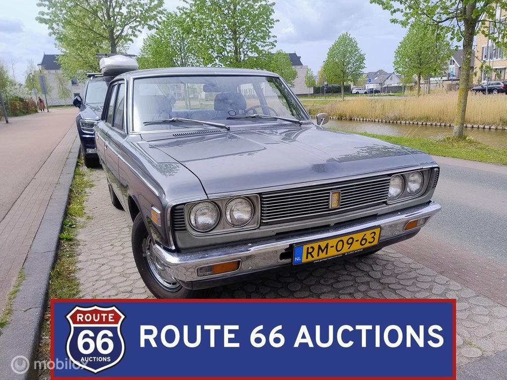 Toyota Crown Sedan | 1971 | Route 66 Auctions, Auto's, Zwart, Bedrijf, Handgeschakeld, Overige carrosserie