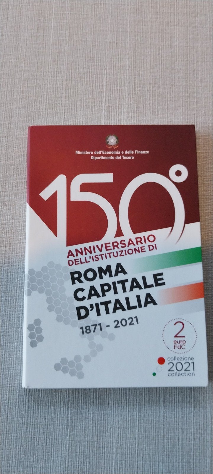 2 € blitser Italië 2021, Ophalen of Verzenden, Metaal, Setje
