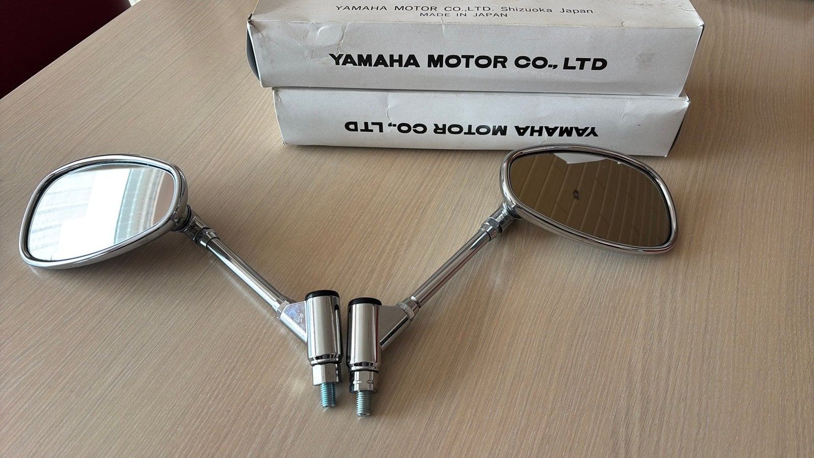 Motor spiegels origineel chroom, Motoren, Accessoires | Overige, Ophalen