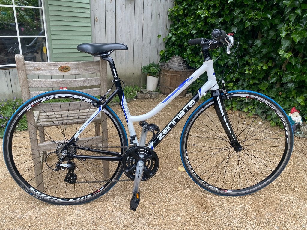 Sportfiets Dames merk: Zanata / Shimano, Ophalen, Gebruikt, Velgrem, Overige merken