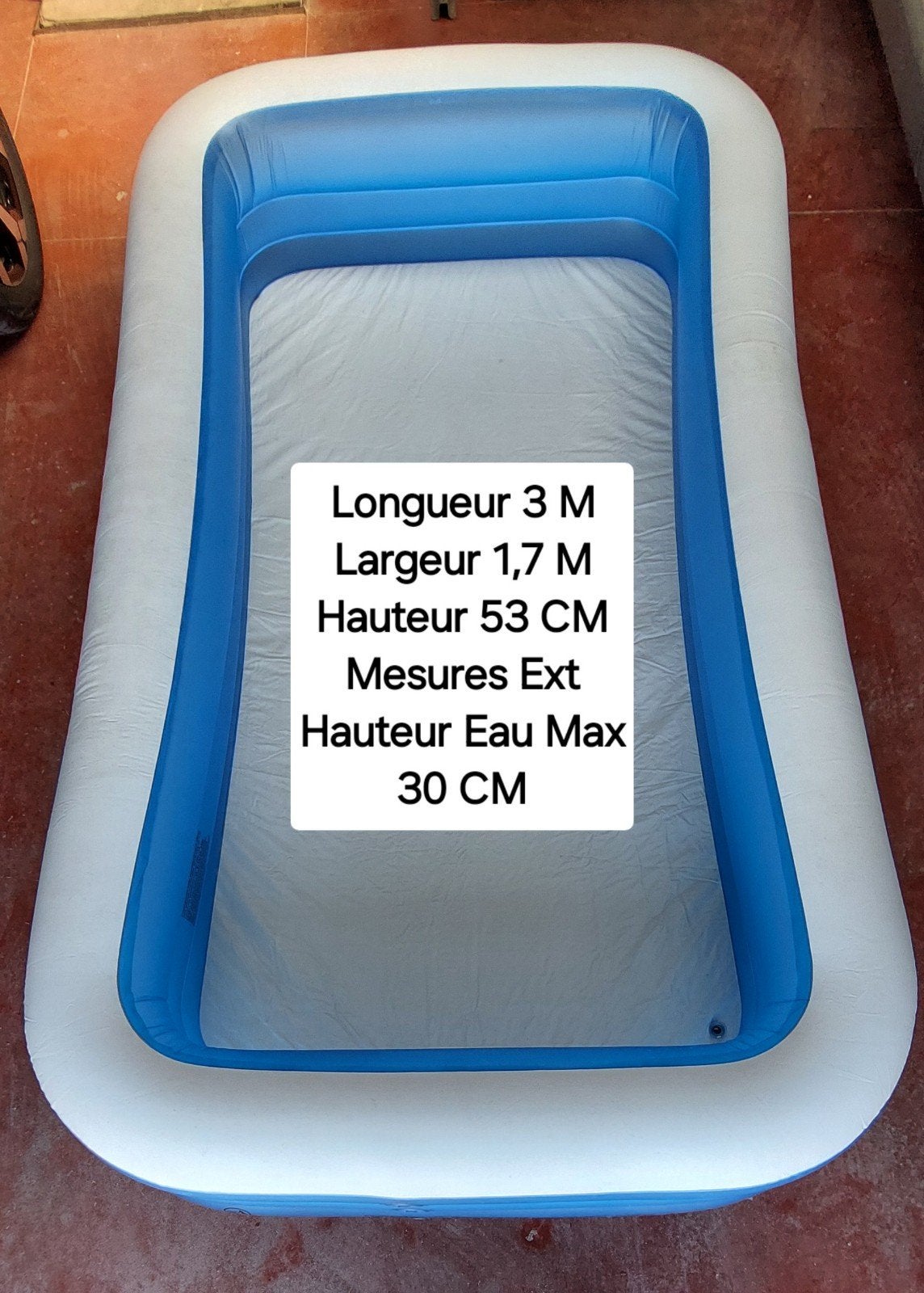 Piscine enfant + 2  nouveau matelas gonflables, Jardin & Terrasse, Piscines, 200 à 400 cm, Piscine gonflable, Moins de 200 cm