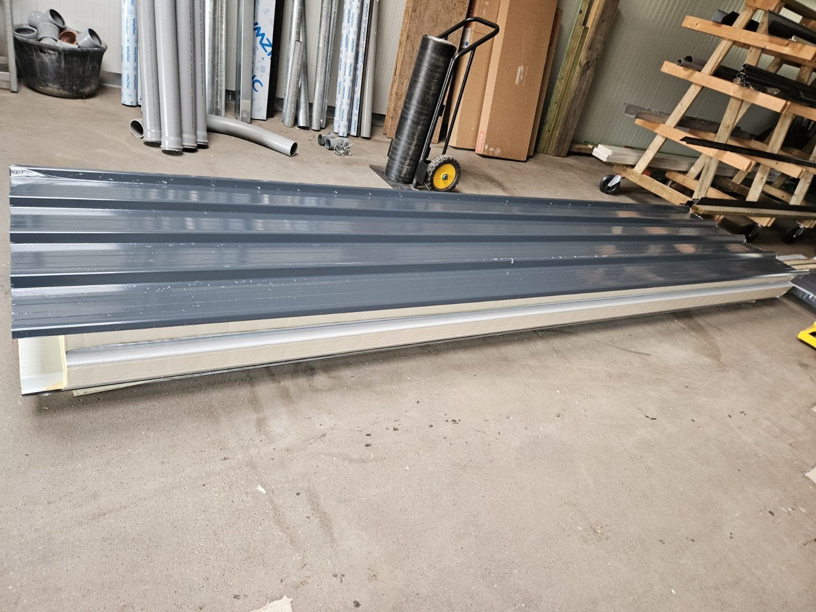ecopanelen 2stuks, Ophalen, Nieuw, Metaal, Dakplaat of Dakpanplaat