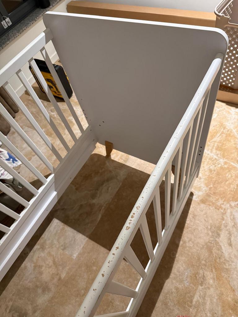 Kinderbed Quax met aerosleep matras en beschermer, Ophalen, Gebruikt, Ledikant
