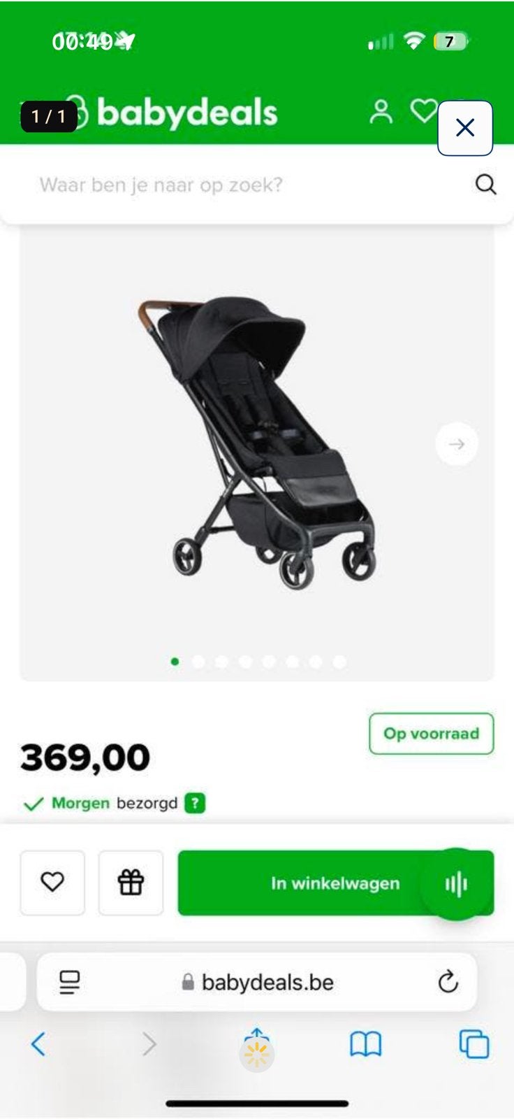 Dubatti buggy kinder wandelwagen, Enlèvement, Comme neuf