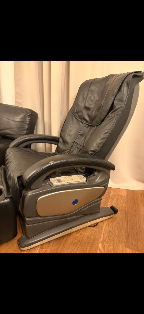 Massagestoel, Ophalen, Gebruikt, Minder dan 75 cm, Leer