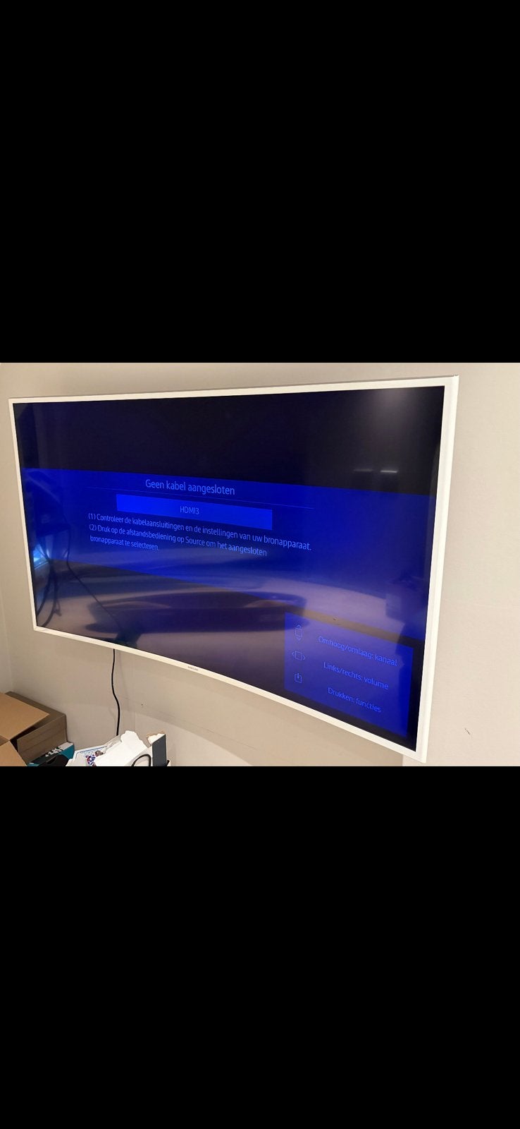 Samsung smart tv 55” ( curved ), Enlèvement, Comme neuf, Samsung, Smart TV