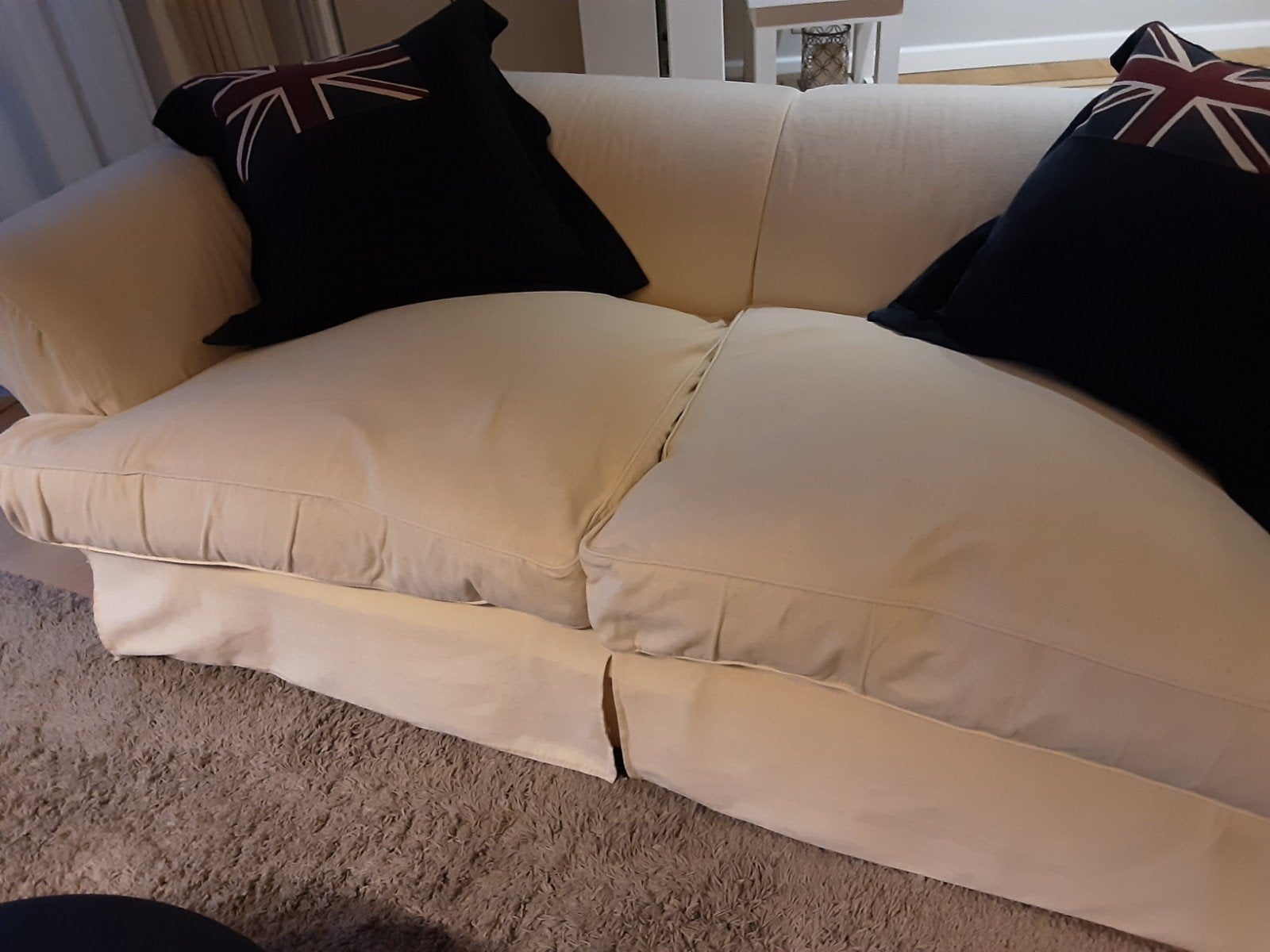 Prachtige 3,5 zit zetel " Tetra Ralph Lauren " als nieuw, Huis en Inrichting, Zetels | Zetels, Ophalen