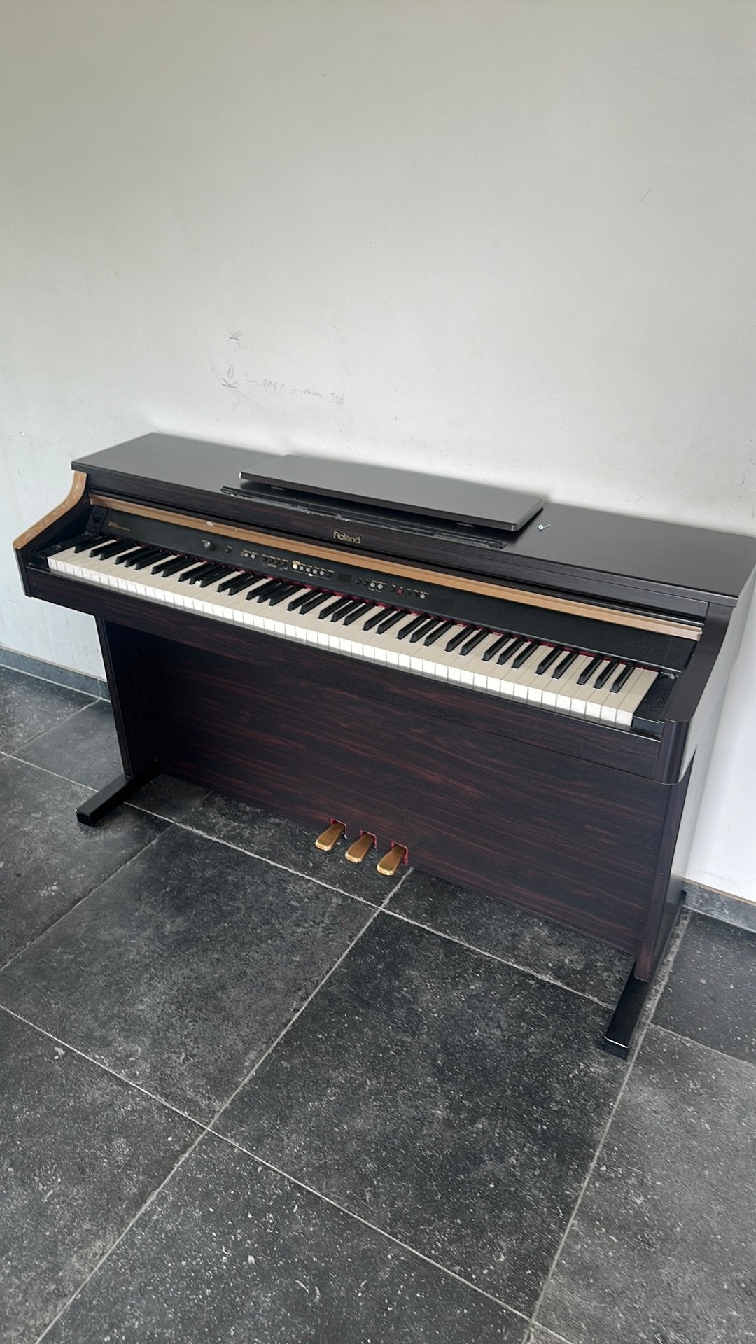 Piano te koop, Ophalen, Gebruikt, Bruin, Digitaal