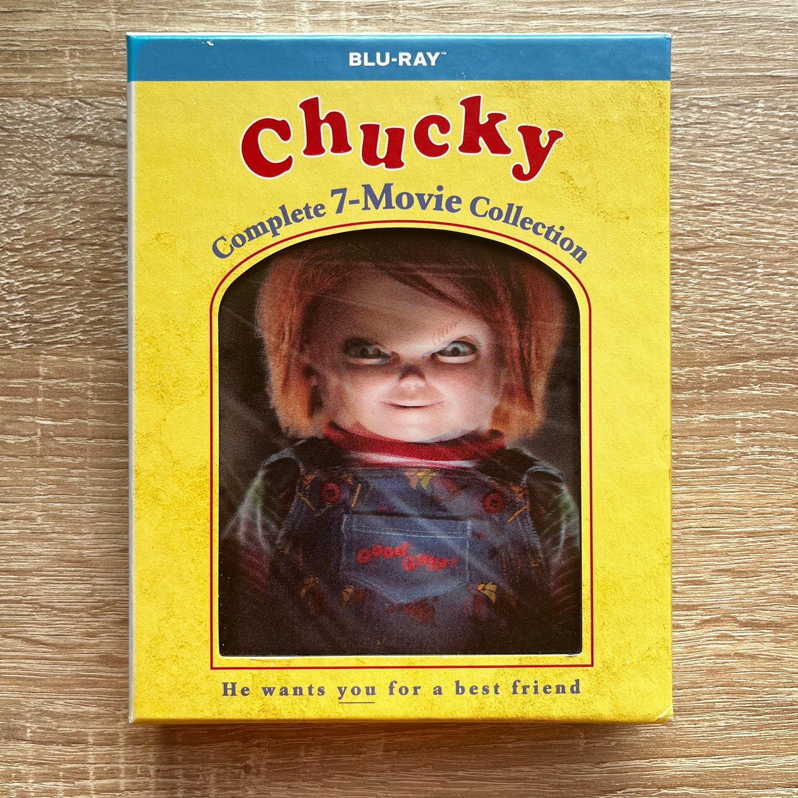 Collection complète de 7 films de Chucky, Blu-ray Lenticular, CD & DVD, Blu-ray, Comme neuf, Horreur, Blu-ray, Audio, Coffret