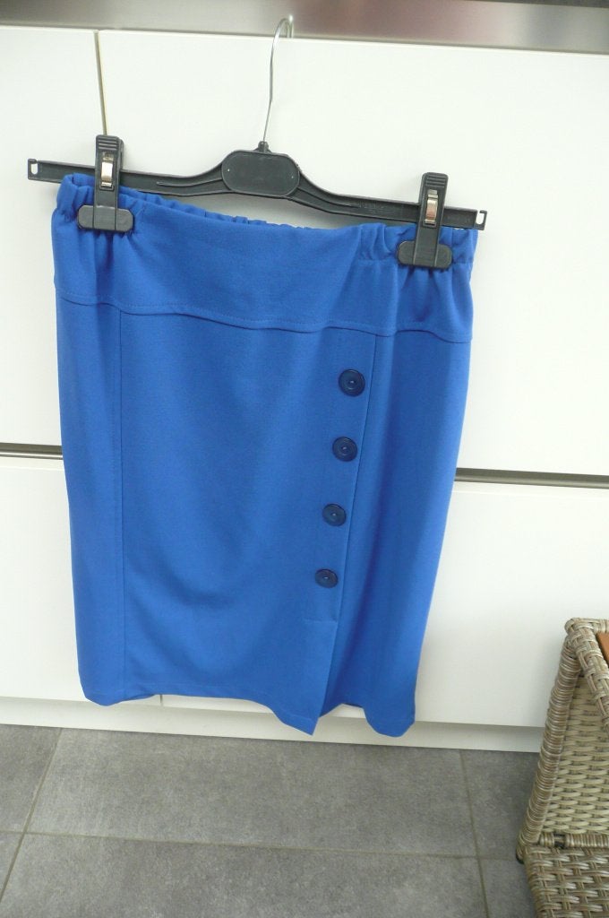 Blauwr rok (K675), Maat 38/40 (M), Blauw, Ophalen of Verzenden, Zo goed als nieuw