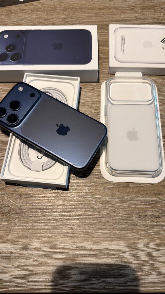 iPhone 17 pro blauw 512, Ophalen, 512 GB, Blauw, Zo goed als nieuw