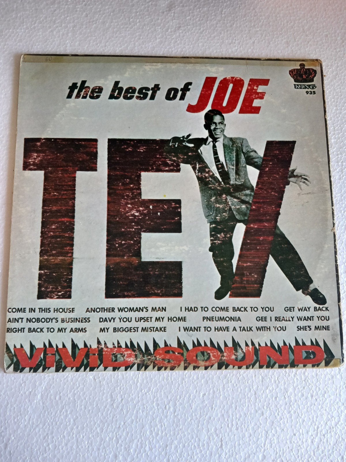 JOE TEX. LONGONTSTEKING. KING K 935.R&B SOUL USA LP, LP