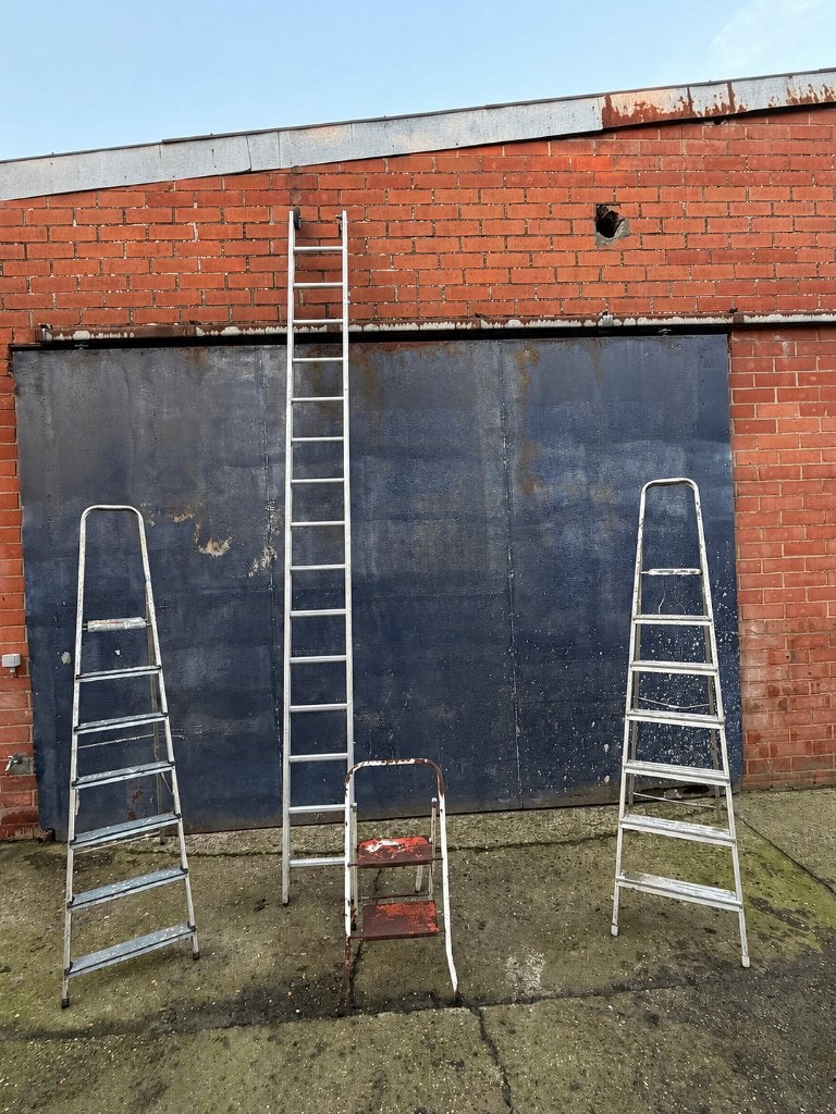 Verschillende ladders aluminium / ijzer, Ophalen, Gebruikt, Ladder, Opvouwbaar of Inschuifbaar