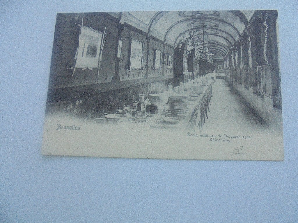 brussel- ecole militaire -réfectoire 1902, Collections, Envoi, Avant 1920, Affranchie