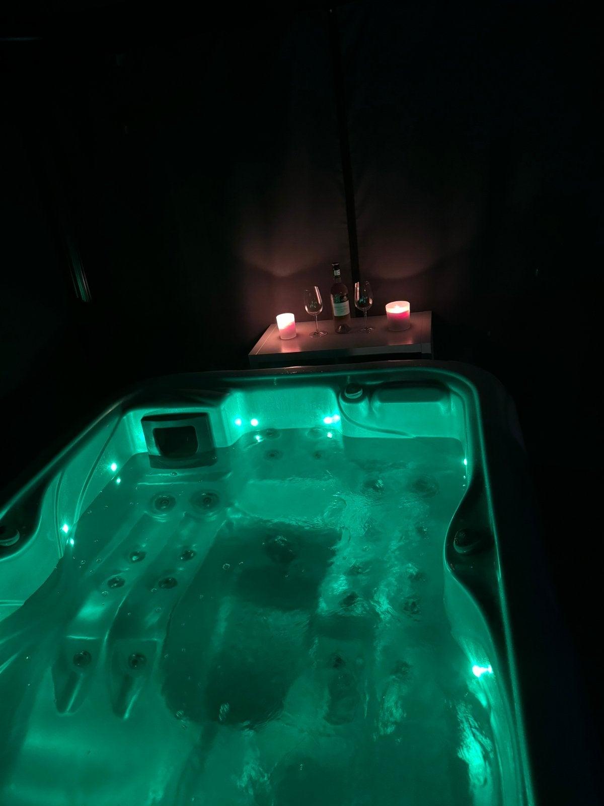 Jacuzzi 3 personen, Jardin & Terrasse, Enlèvement, Utilisé, Fixé