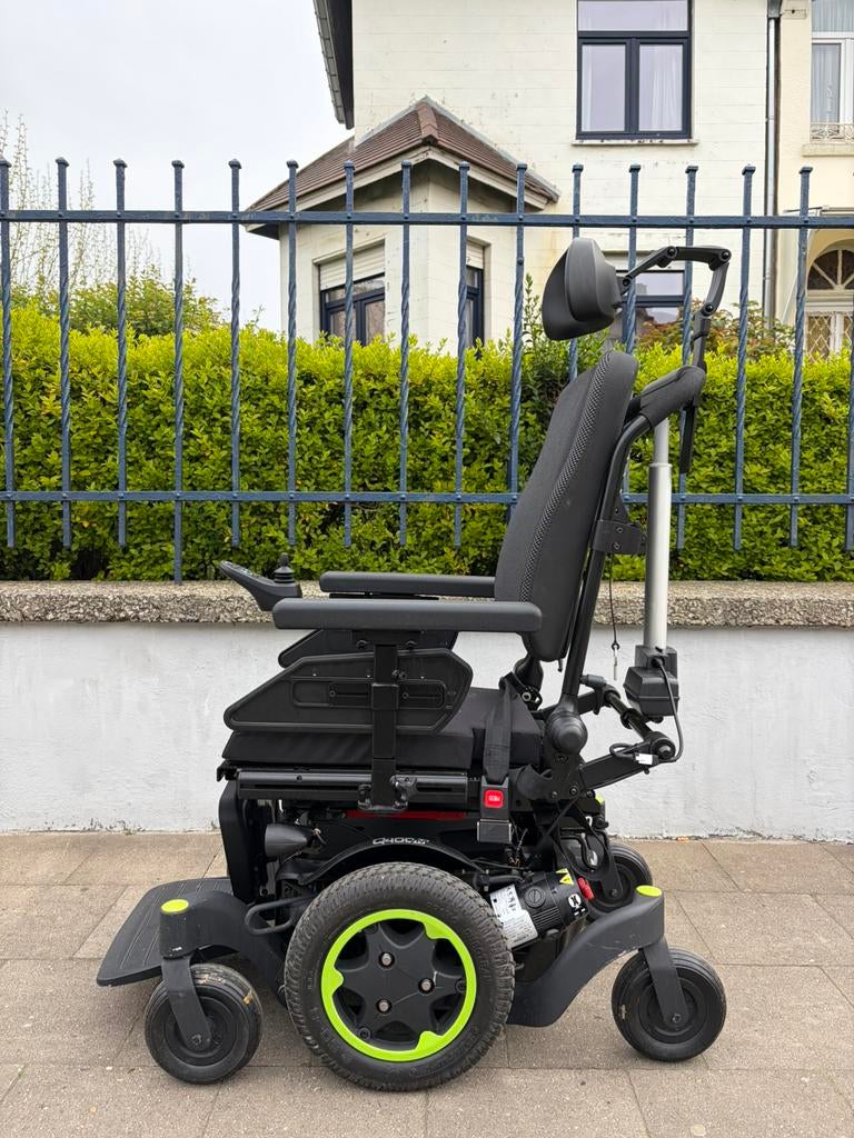 Quickie Q400m elektrische rolstoel in goede staat, Ophalen of Verzenden, Inklapbaar, Zo goed als nieuw, Elektrische rolstoel