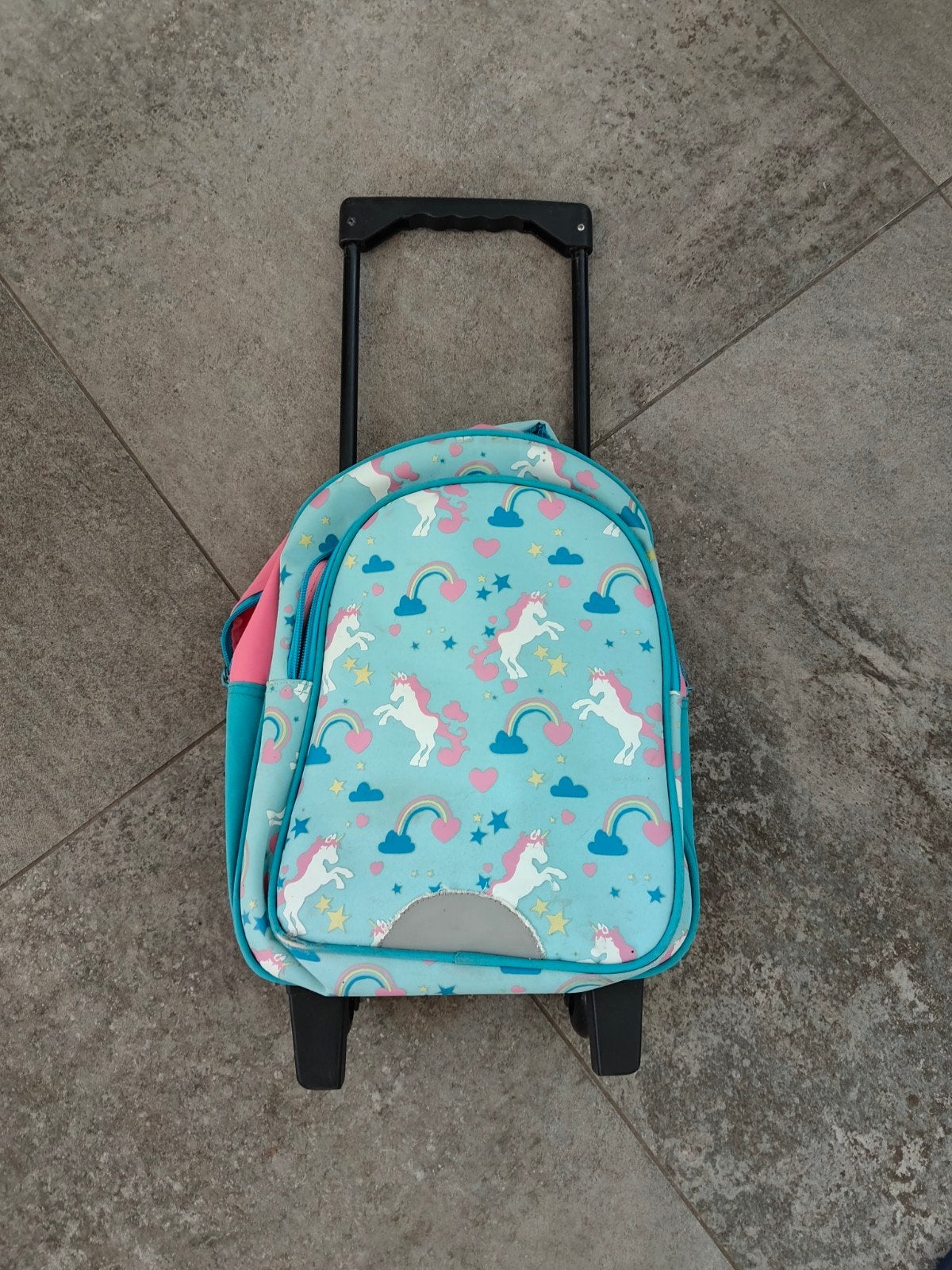 kinderrugzak trolley unicorn, Ophalen, Gebruikt, Rugtas, 30 tot 40 cm