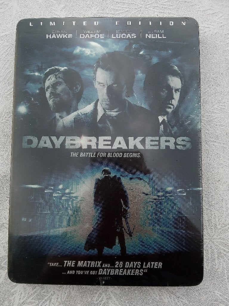 Daybreakers - Steelbook en édition limitée, CD & DVD, DVD | Aventure, Anglais, Enlèvement, Neuf, dans son emballage, Suppléments