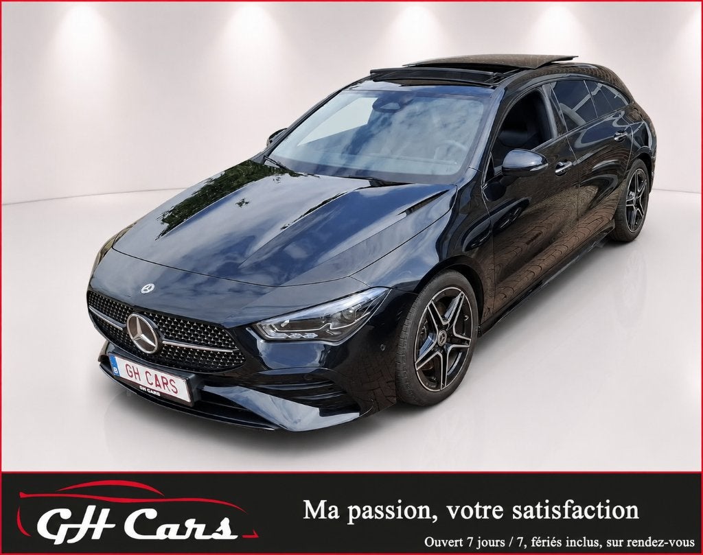 2025 Mercedes CLA 200 Shooting Break Amg Line Toit ouvrant, Autos, Achat, Euro 6, Entretenue par le concessionnaire, Noir