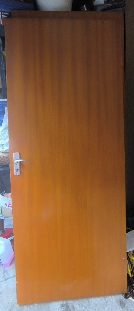 Set van 2 binnendeuren - Zo goed als nieuw, Doe-het-zelf en Bouw, Deuren en Vliegenramen, Zo goed als nieuw, Binnendeur, 200 tot 215 cm