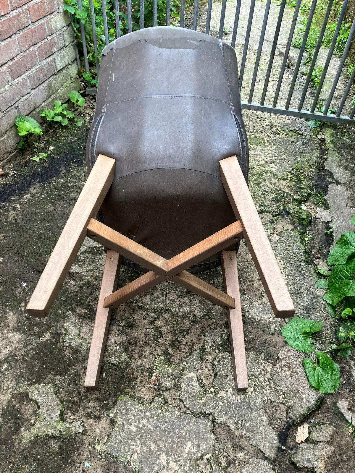 Gratis stoelen, Huis en Inrichting, Stoelen, Ophalen, Gebruikt, Bruin, Cafe stoel