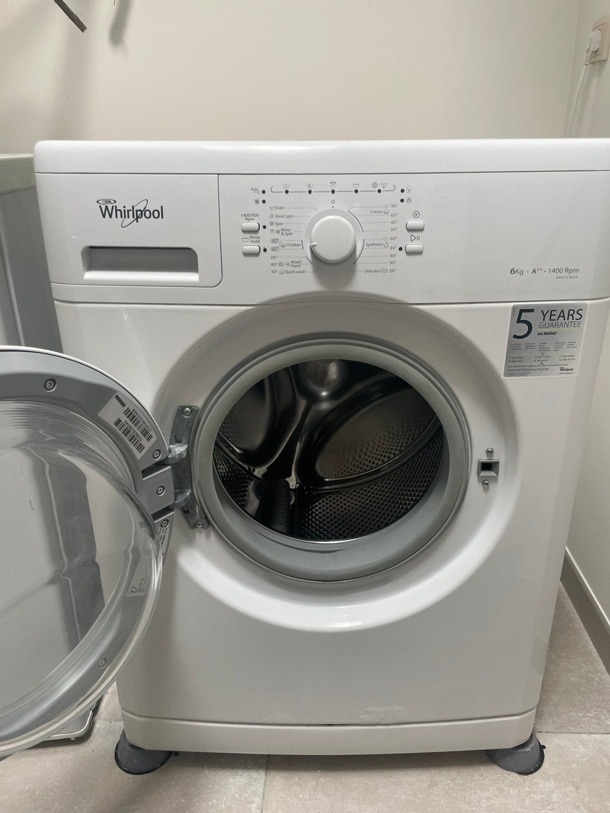 Whirlpool wasmachine, Elektronische apparatuur, Wasmachines, Ophalen, Zo goed als nieuw