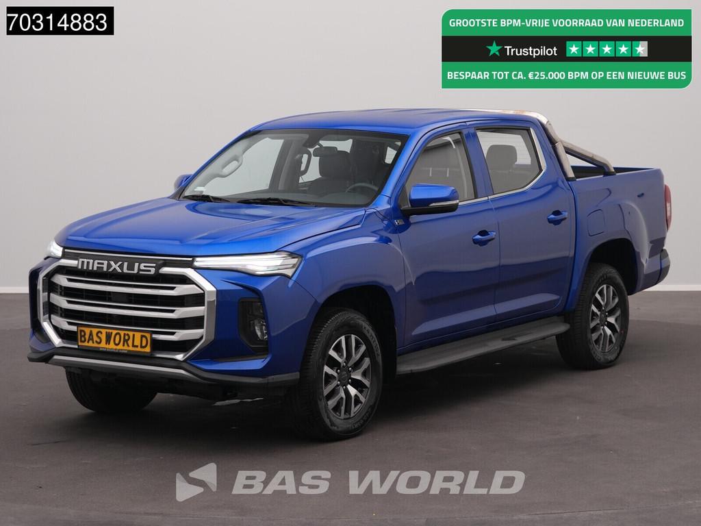 Maxus T90 EV T90 89kWh WLTP 471km Pickup CarPlay Airco Camer, Auto's, Automaat, 2375 kg, 750 kg, Leder
