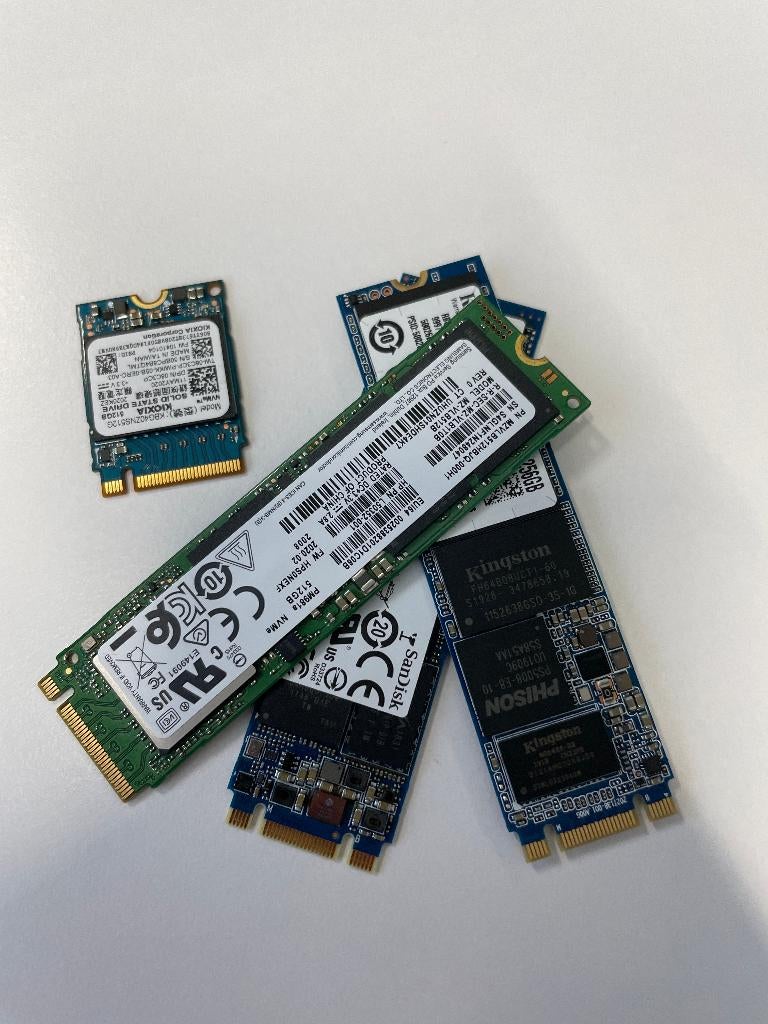 5x NVMe 512GB, Computers en Software, Harde schijven, Ophalen of Verzenden, SSD