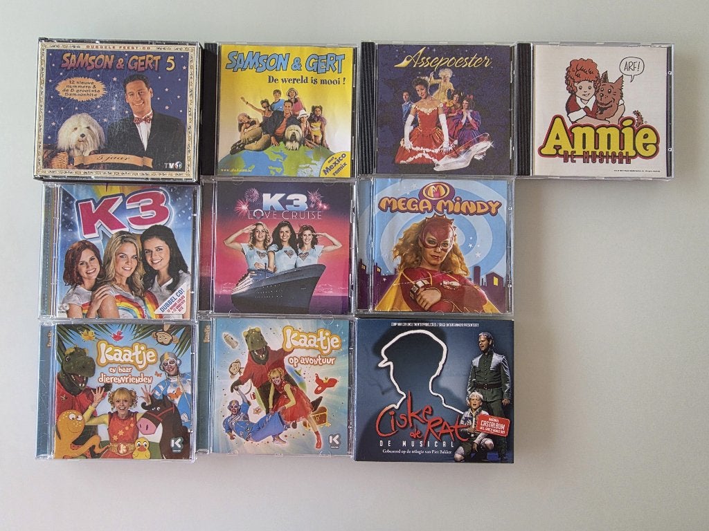 kinder CD 's Samson, K3, Assepoester..., Ophalen of Verzenden