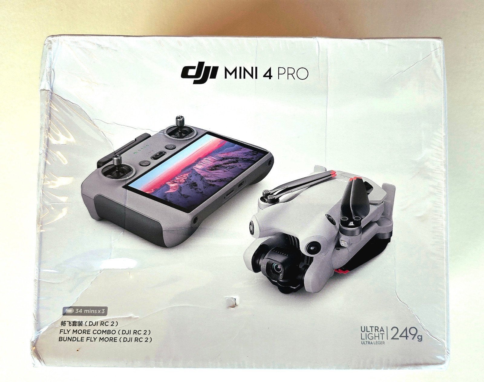 DJI Mini 4 Pro (Fly More Combo + RC 2) - Gloednieuw, verzege, Audio, Tv en Foto, DJI