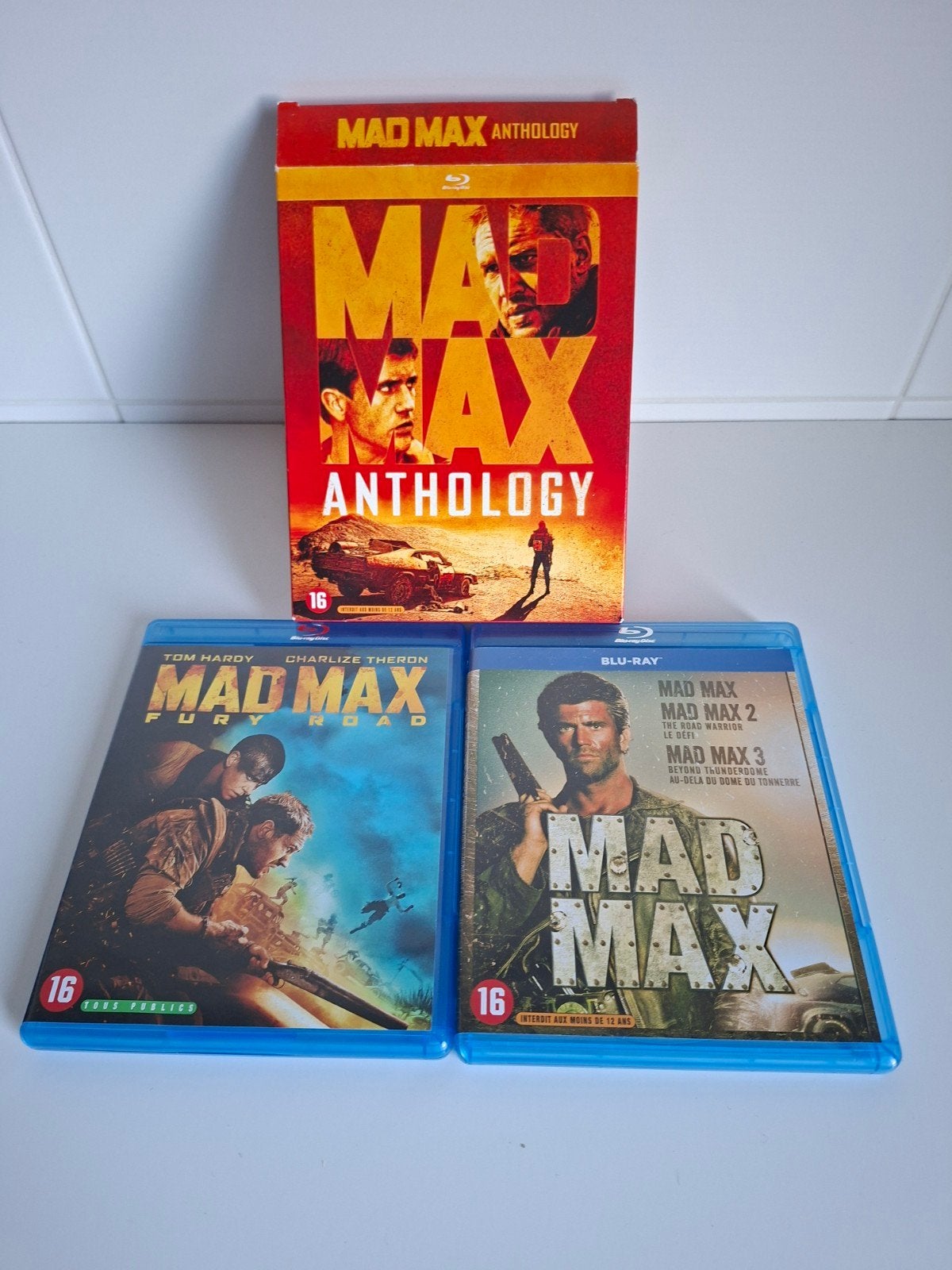 Anthologie de Mad Max 4 films sur Blu-ray, Enlèvement ou Envoi, Blu-ray, Français, Audio