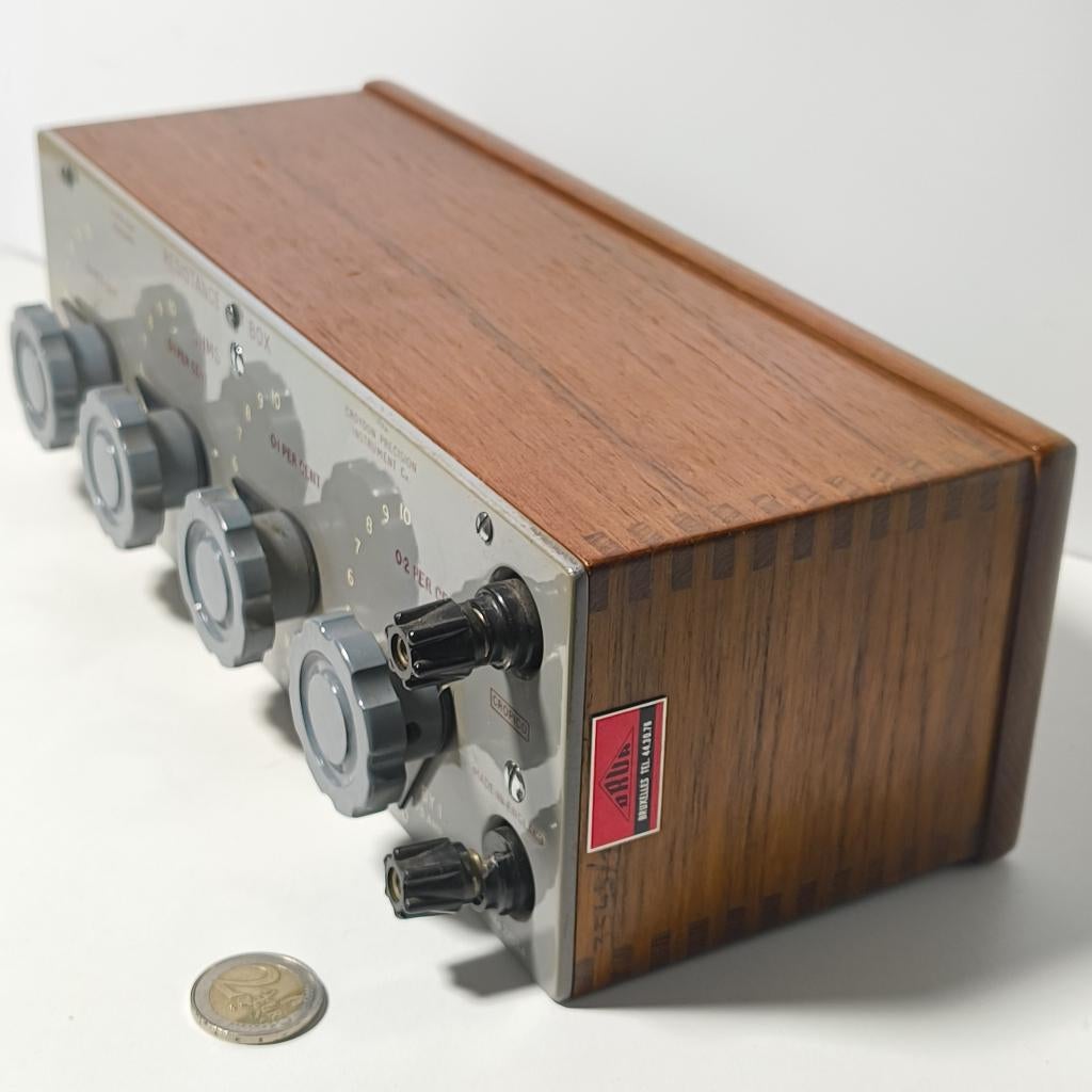 Vintage Croydon Resistance Box RBB4 | Industrieel Lab Decor, Ophalen of Verzenden