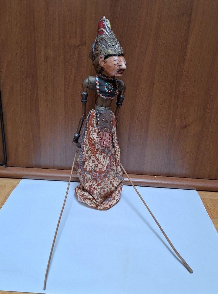 Traditionele Indonesische Wayang Golek houten stokpop., Ophalen of Verzenden
