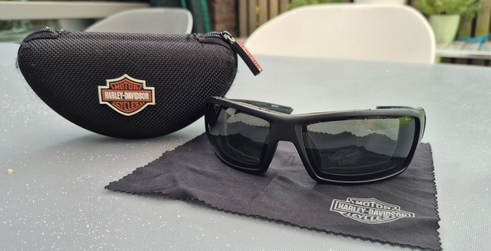 Harley Davidson zonnebril Wiley X, Motoren, Ophalen of Verzenden, Tweedehands, Dames, Overige typen