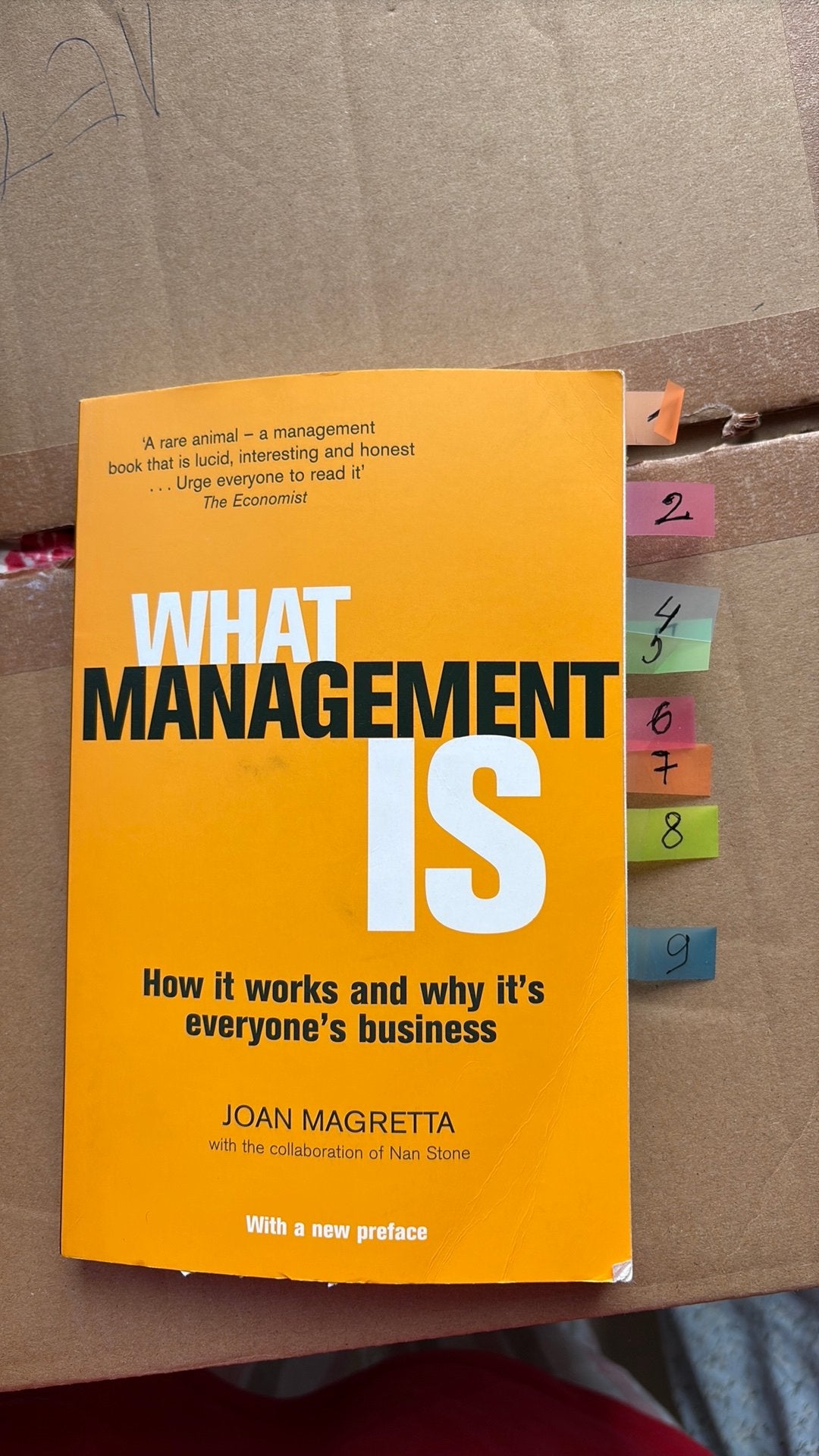 What managment is, Enlèvement ou Envoi