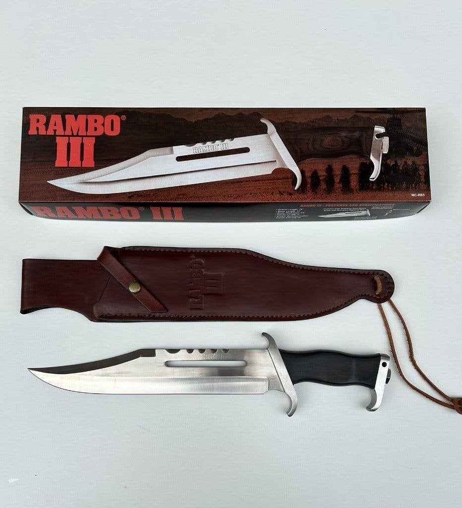 Rambo 3 bowie knife, Enlèvement ou Envoi, Comme neuf, Film, Statue, Réplique ou Modèle