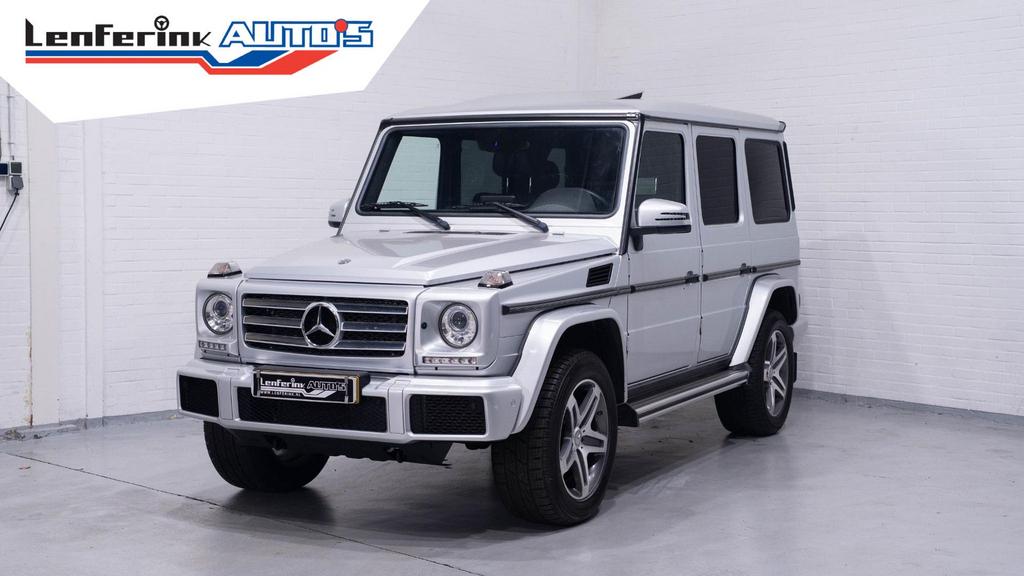 Mercedes-Benz G 500 Harman Kardon Schuifdak Navi Camera Appl, Auto's, Mercedes-Benz, Automaat, Zwart, G-Klasse, Bedrijf