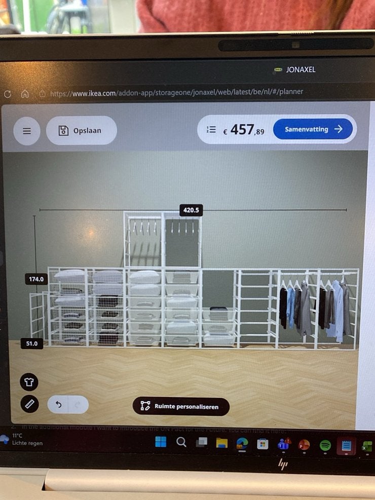Ikea jonaxel kast, Maison & Meubles, Enlèvement, Comme neuf