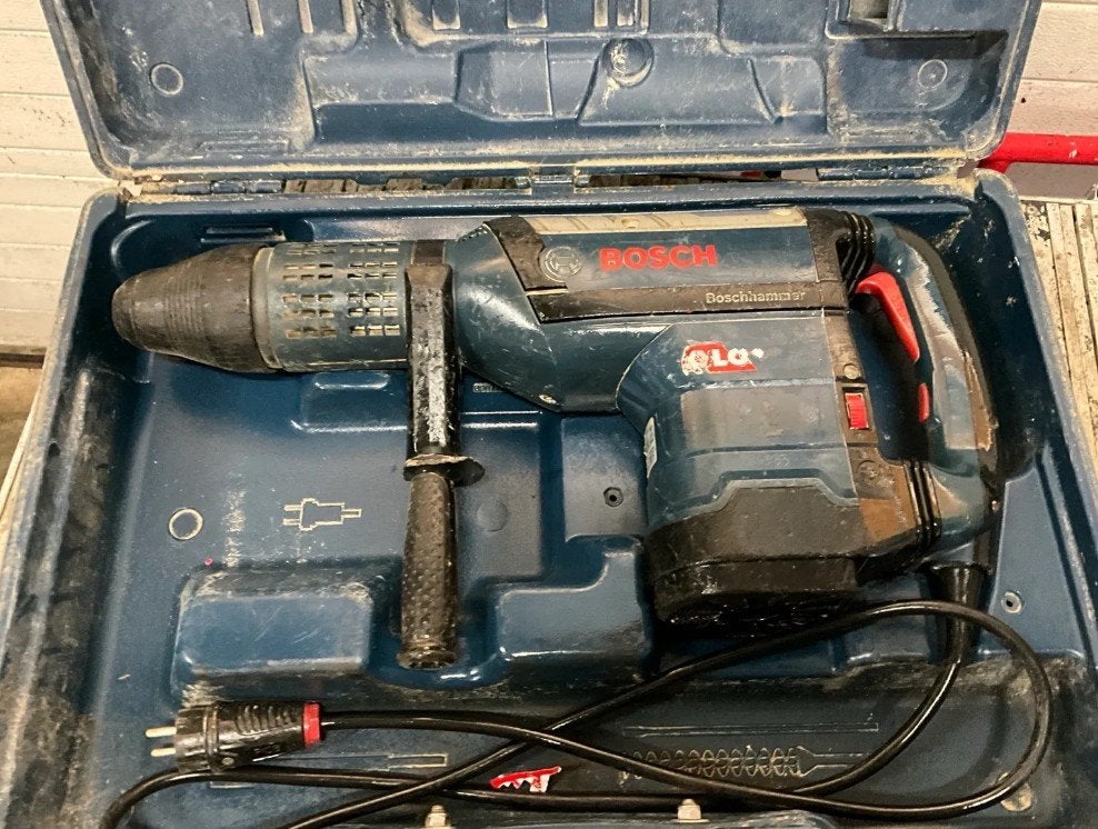 Bosch GBH12 52D zware breek en boorhamer 19joules, Doe-het-zelf en Bouw, Ophalen, Boor- en/of Breekhamer, Klopboormechanisme, Gebruikt