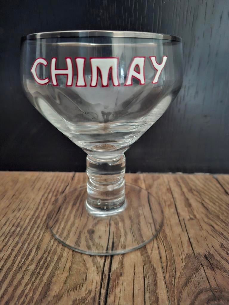 Chimay met emaille letters, Ophalen of Verzenden